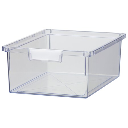 Storsystem Bin, Tray, Tote, Clear, High Impact Polystyrene, 12.25 in W, 6 in H CE1952CL1